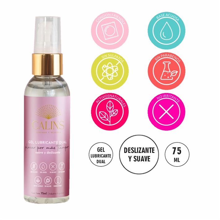 Gel Dual Anal 75ml Calins Clix ControlEAN: 7798404550070